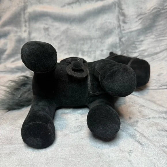 Texas Tech Red Raiders Black Plush Horse with Embroidered Logo - Picture 5 of 5